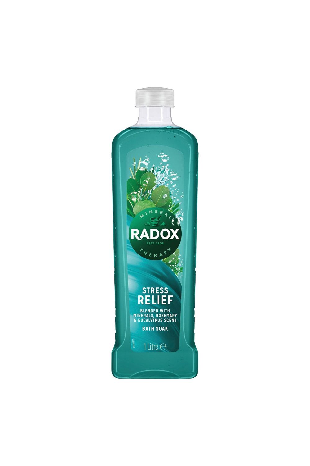 Radox Bath Soak' Stress Relief, Rosemary & Eucalyptus Scent, 3 x 1L