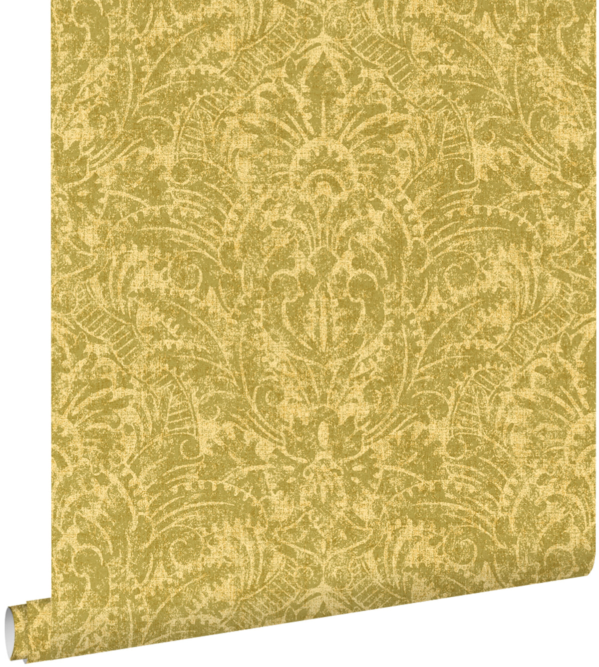 ESTAhome behang ornamenten okergeel - 50 x 900 cm - 131615
