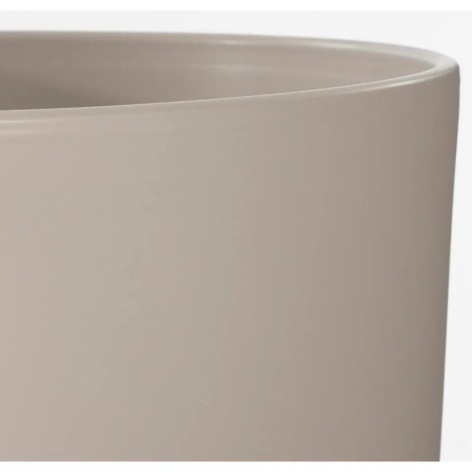 Mica Decorations Plantenpot - bruin - keramiek - 25 x 23 cm