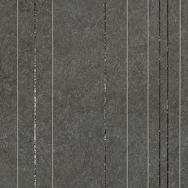 Carrelage effet Pierre Quartzite Gris Carbone Ridge 120x60x0,9 cm Mat Venturo - Mur intérieur (vendu par carton de 1,44 m²) - RO'M