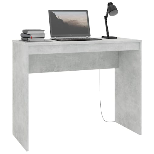 NNEVL Desk Concrete Grey 90x40x72 cm Chipboard
