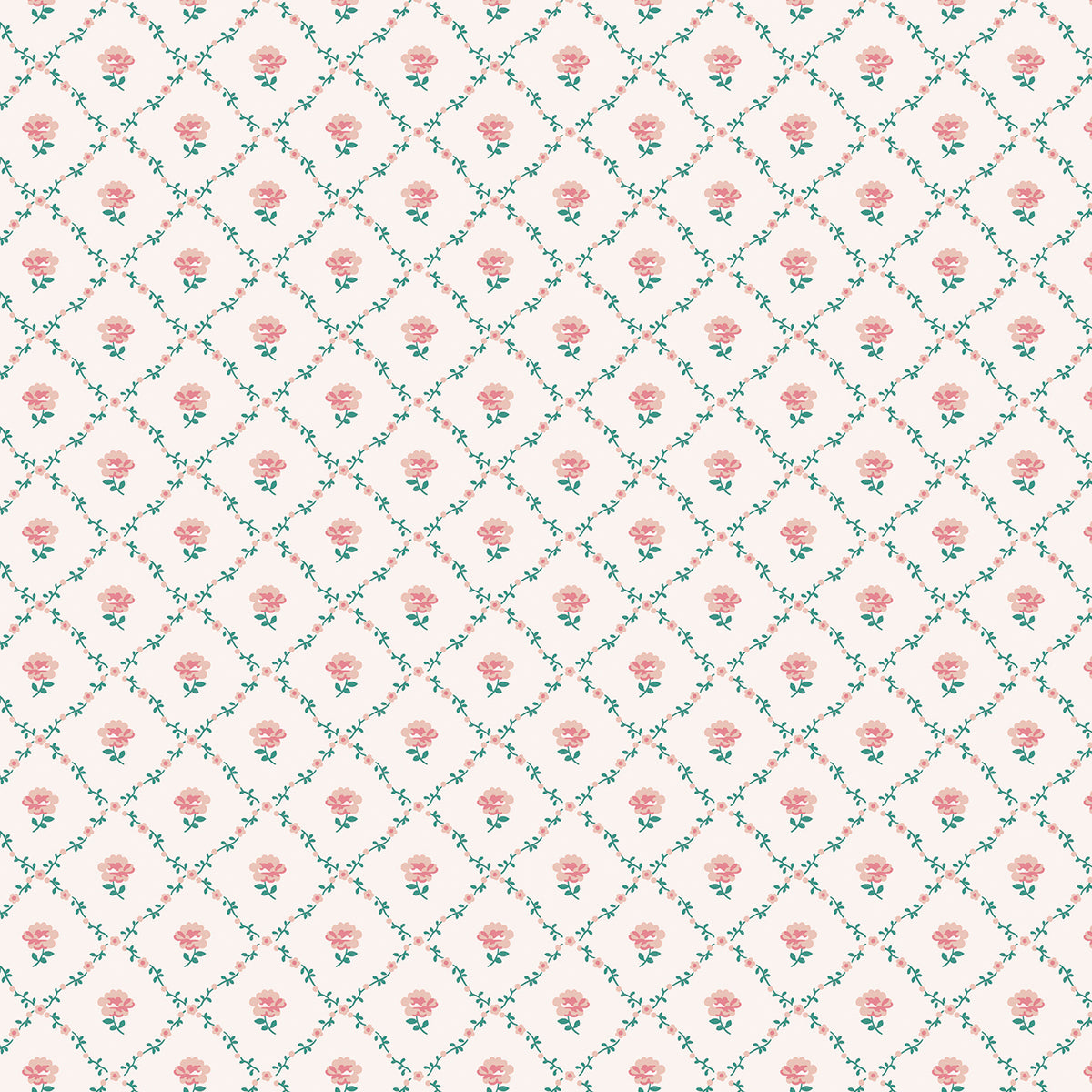 Laura Ashley Vliesbehang - Kate Coral 10mx52cm