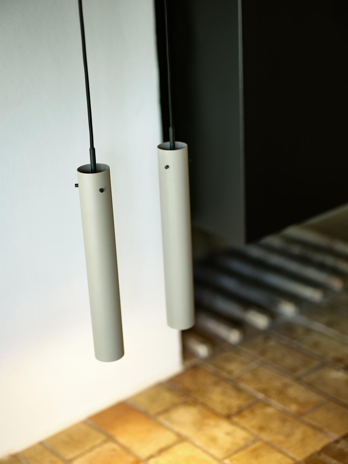 Frandsen hanglamp FM 2014 - grijs - 5,5x5,5x36cm