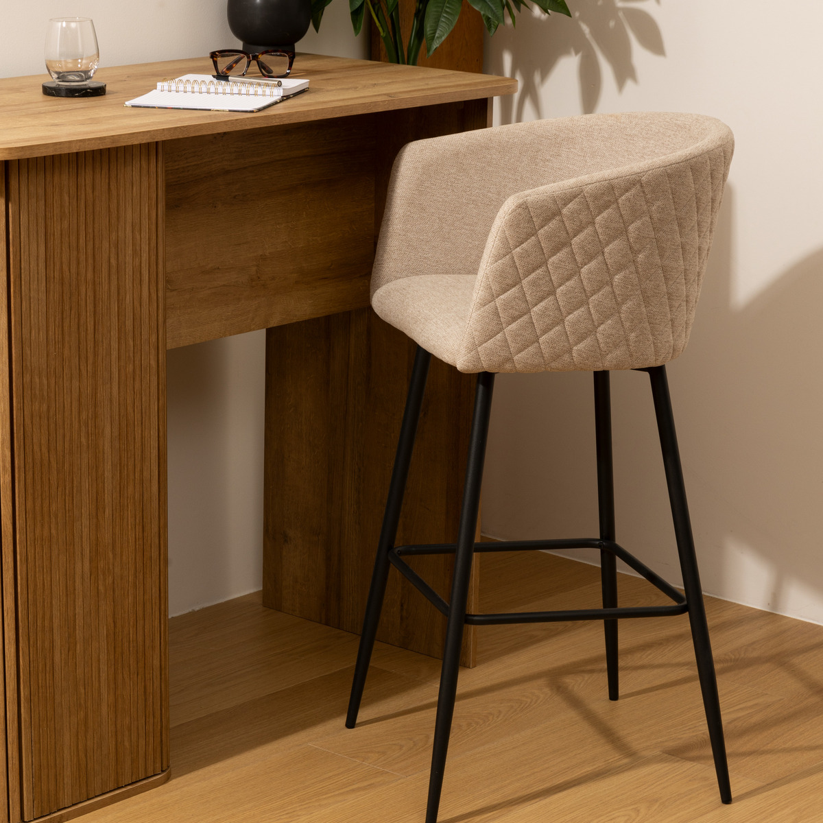 Bar chair "Marlo" Beige