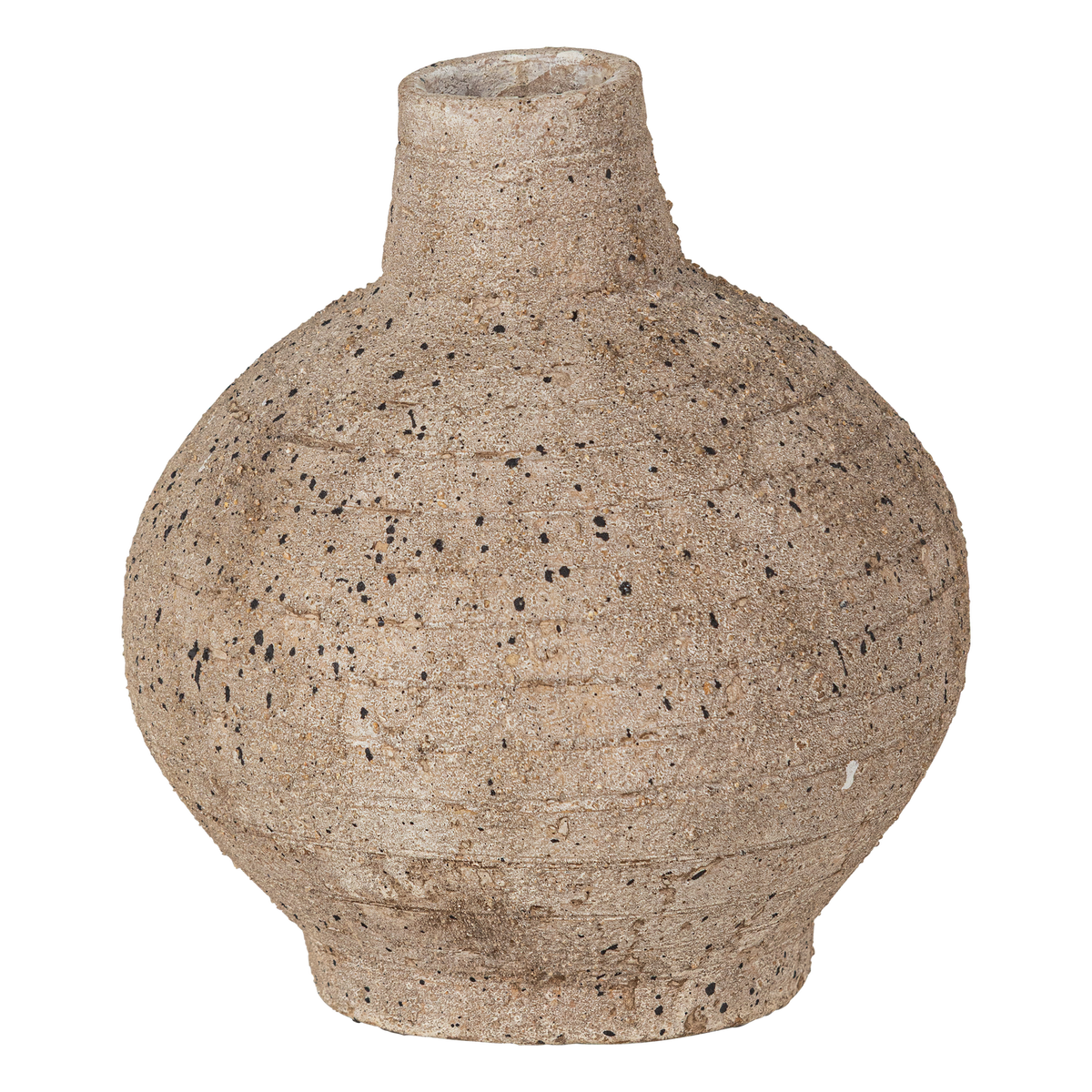 WOOOD decoratie vaas Sive - Klei - Zand - 25x22x22