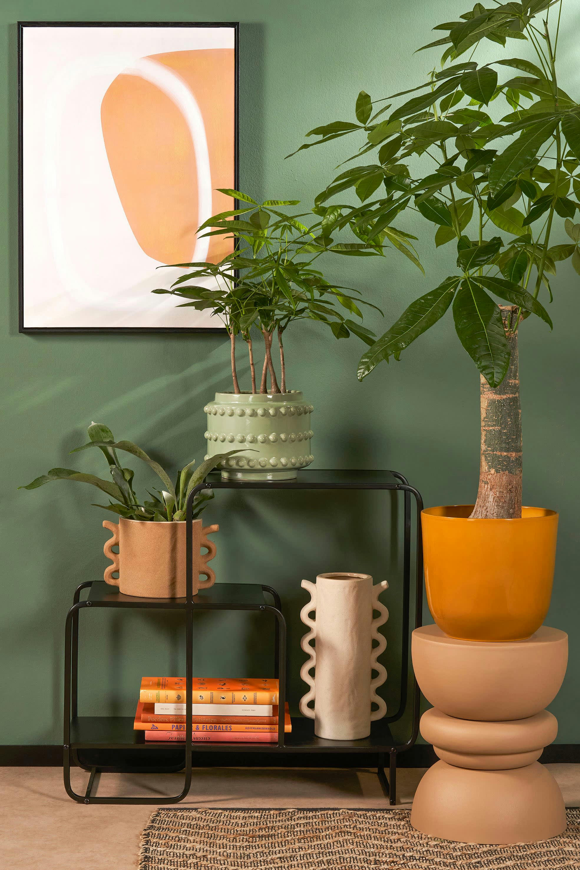 JULES - Table de console en métal noir H76