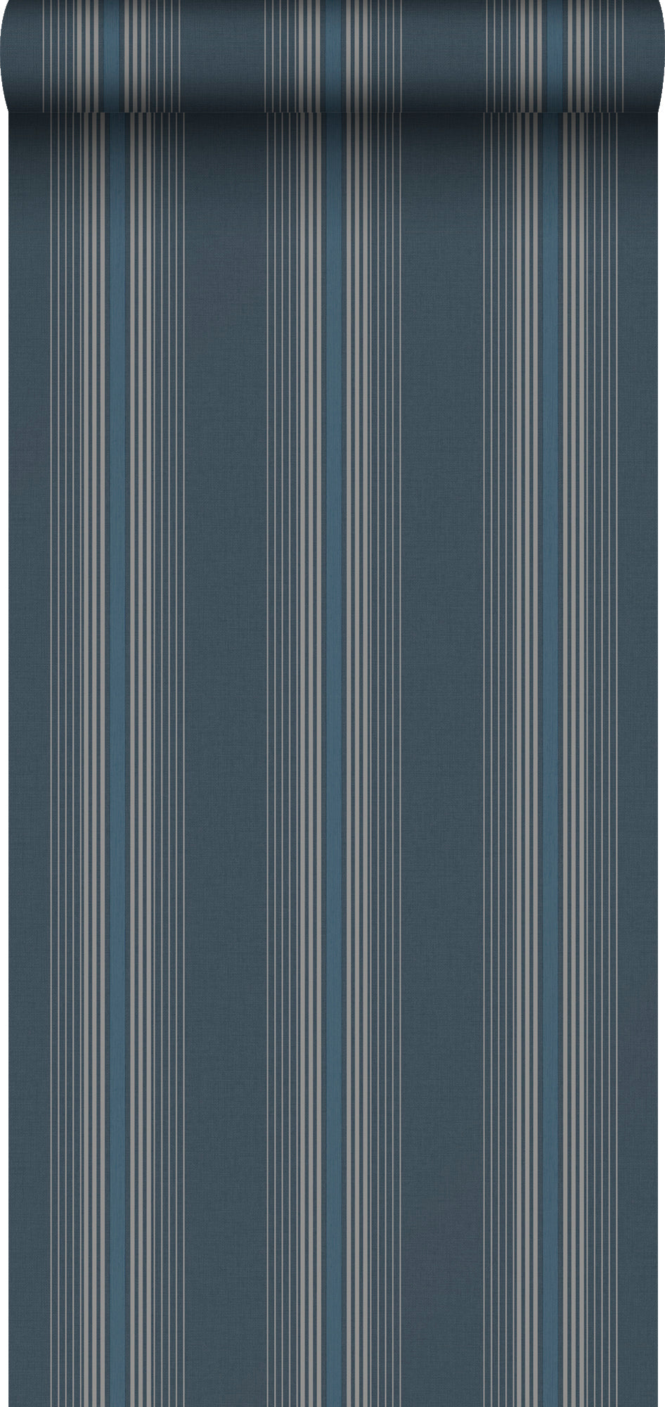 Sanders & Sanders behang strepen vergrijsd blauw - 53 cm x 10 m - 640544