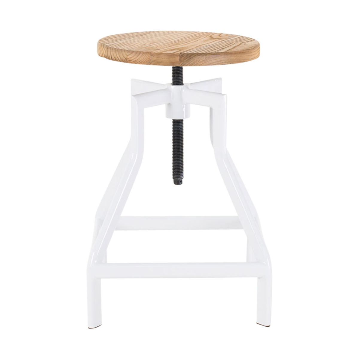 Legend Lage draaibare kruk wit - in hoogte verstelbaar