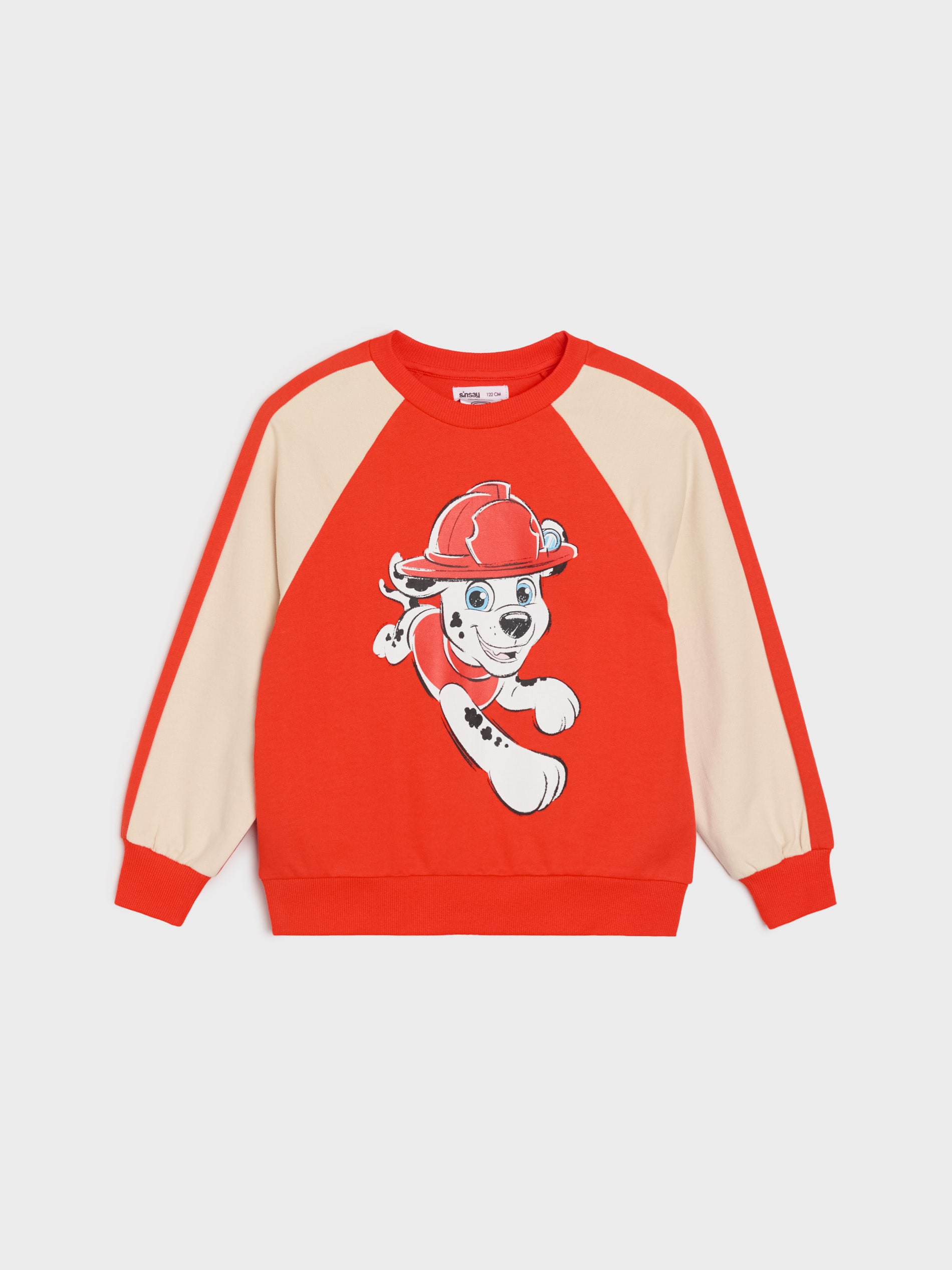 Bluza z kontrastowymi wstawkami z nadrukiem PAW Patrol