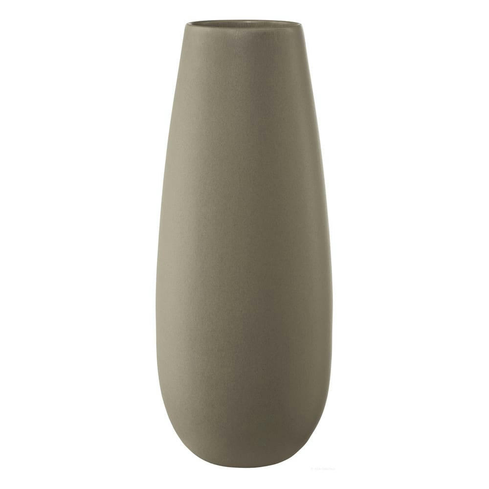 EASE - Vase haut en céramique gris H32,5cm
