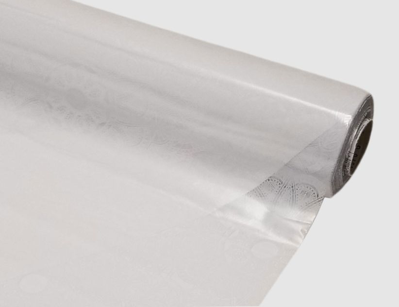Folie Kreise Transparent, Weiß