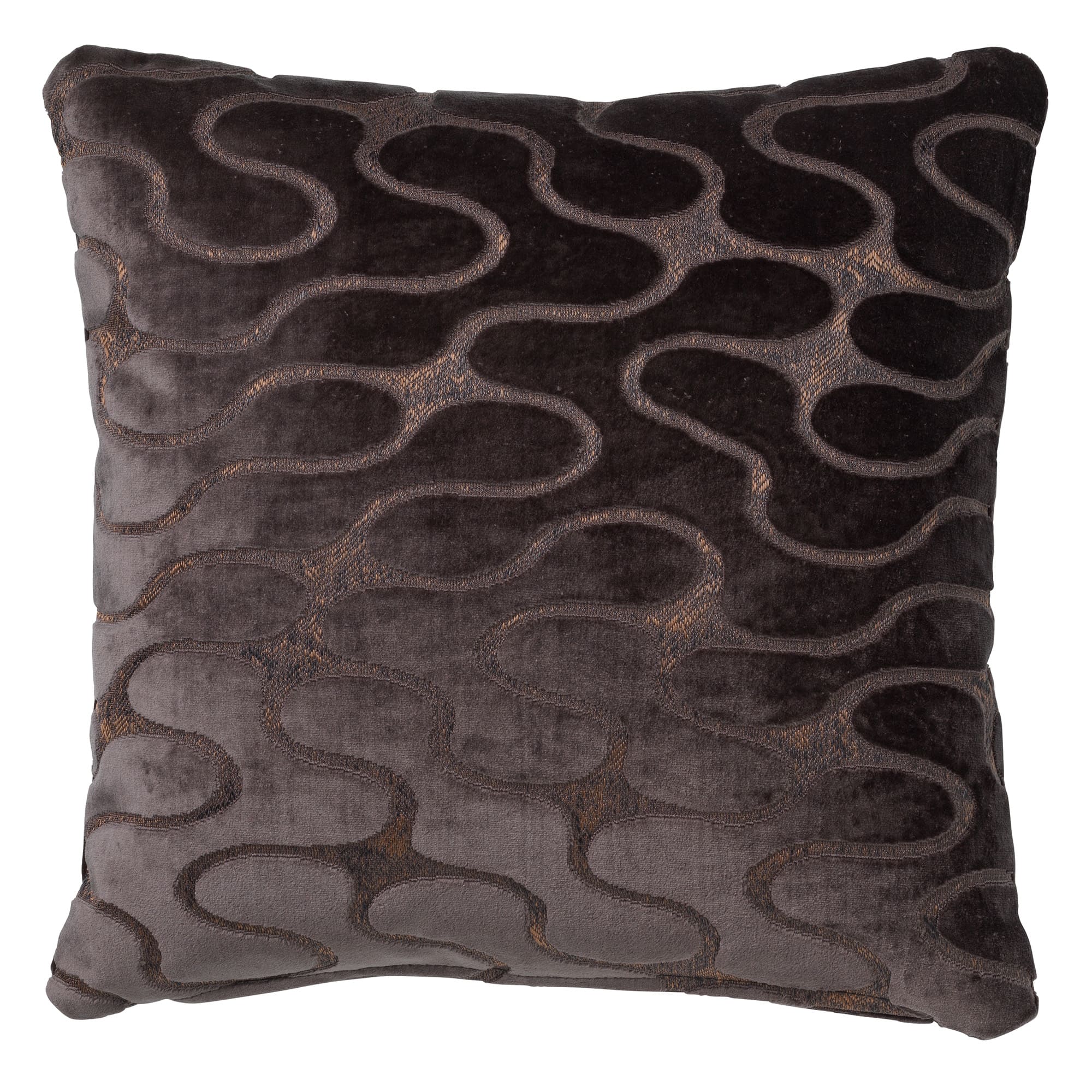 JEAN | sierkussen 45x45 cm | Ganache | bruin | Hoii | met duurzame kussenvulling