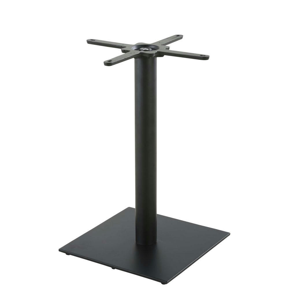 Element Business - Pied de table professionnel carré en métal noir H73