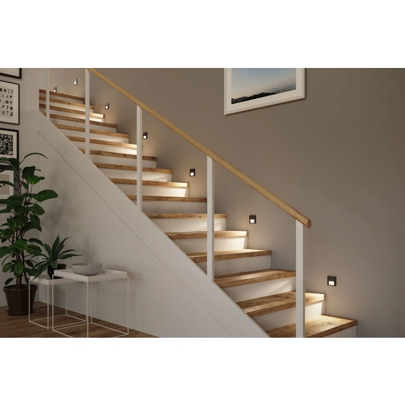 Einbauleuchte »Tsaro«, 1 W, schwarz, 230 V, Set