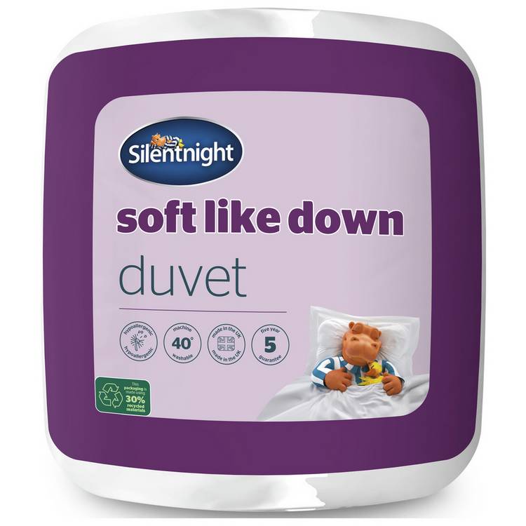 Silentnight Soft Like Down 10.5 Tog Duvet - Single