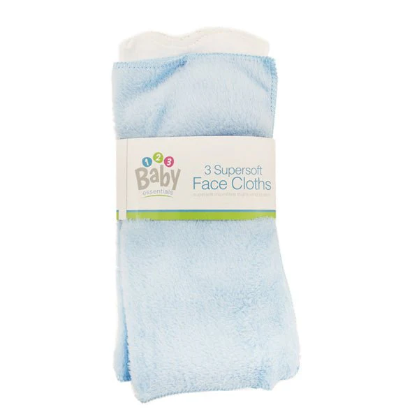 Baby Essentials Supersoft Face Cloths