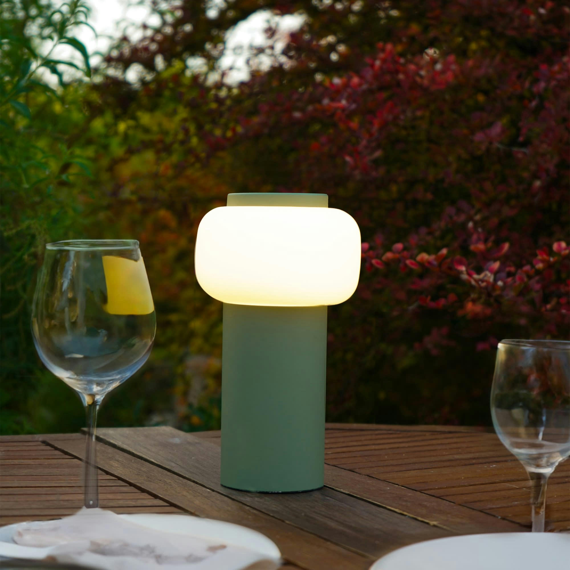 MIMO - Lampe portable à LED verte pour extérieur