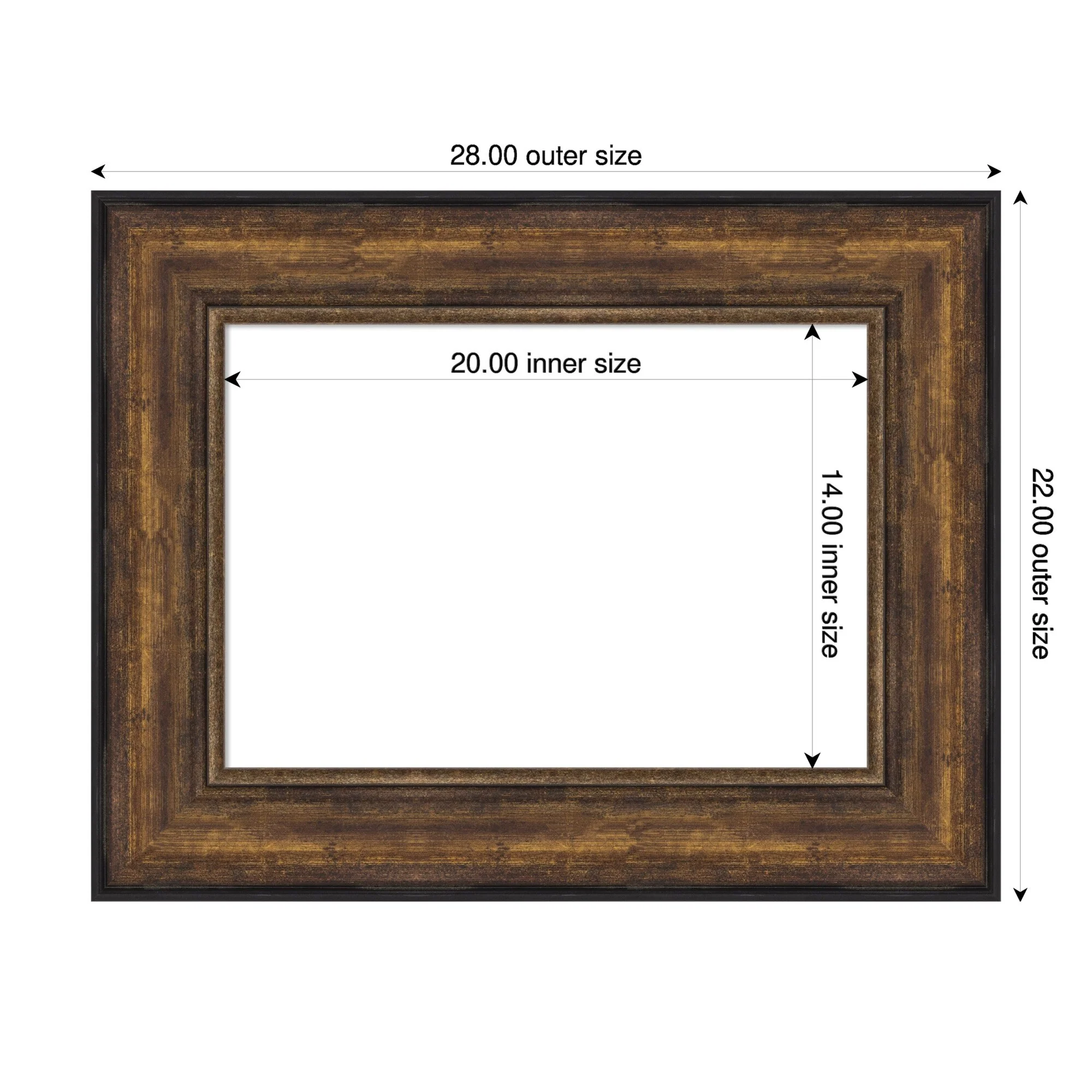 Amanti Art Ballroom Bronze Framed Dry Erase Magnetic Board