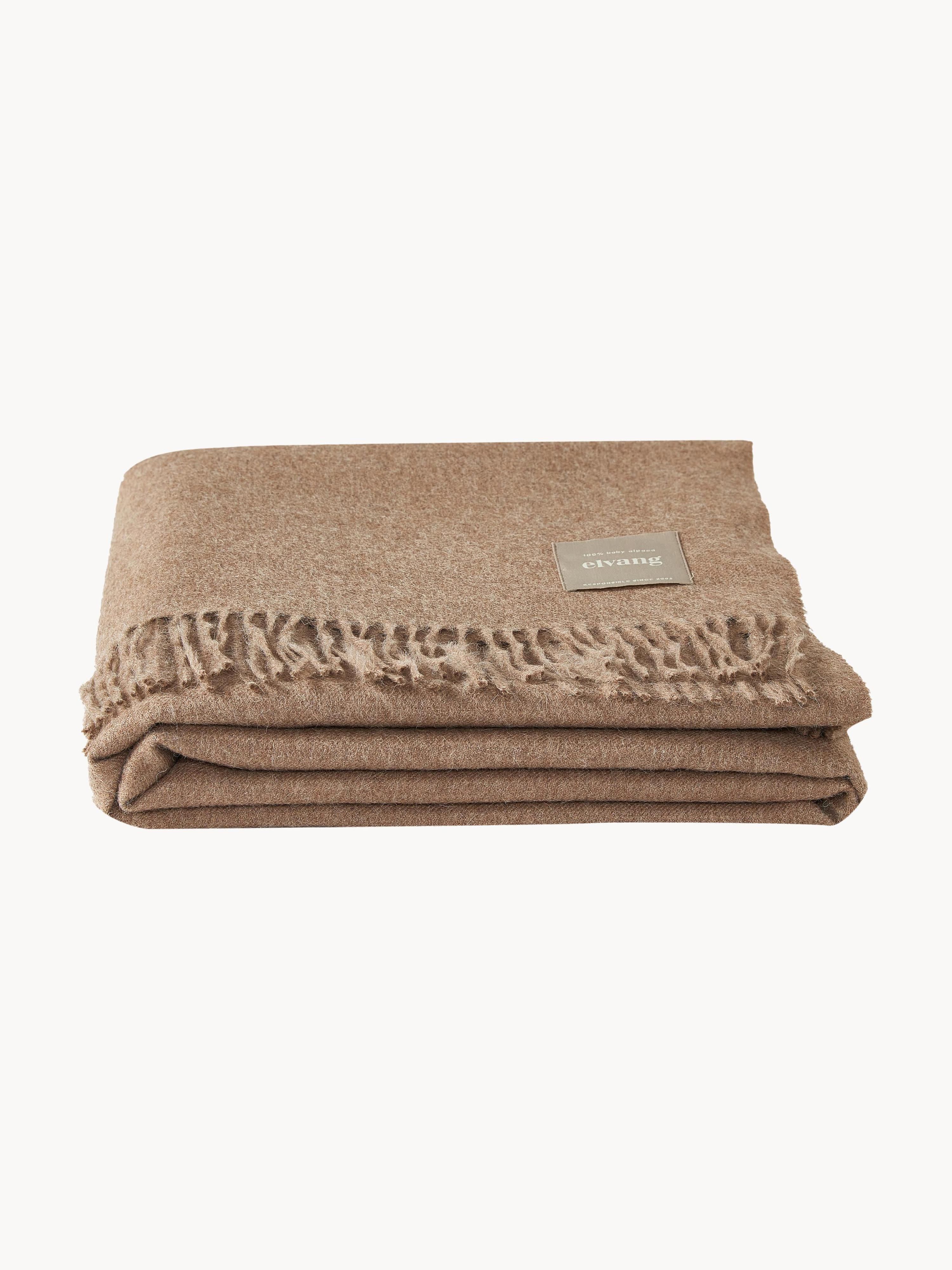 Plaid Luxury aus Babyalpaka-Wolle