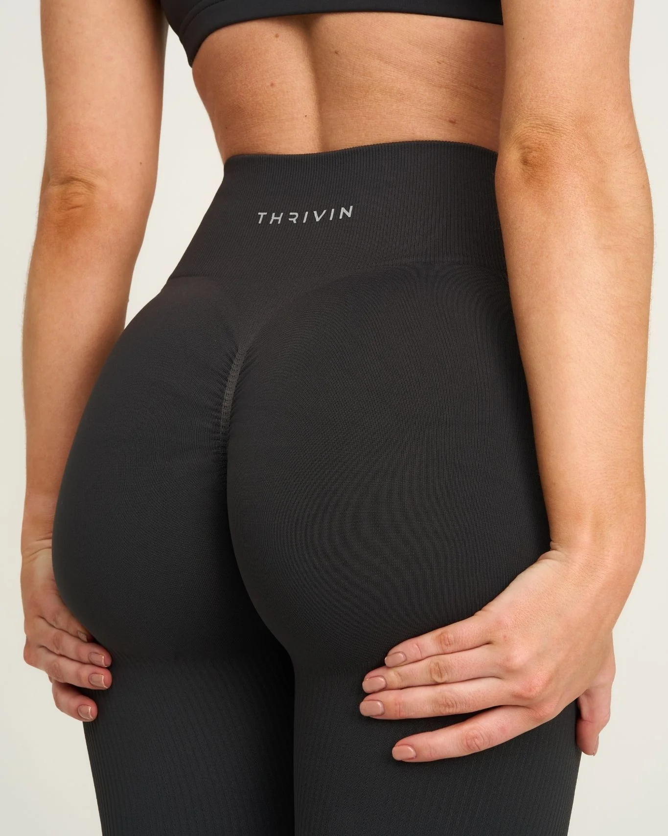 Elevate™ Sculpting High Waist Scrunch Leggings | Charcoal Grey