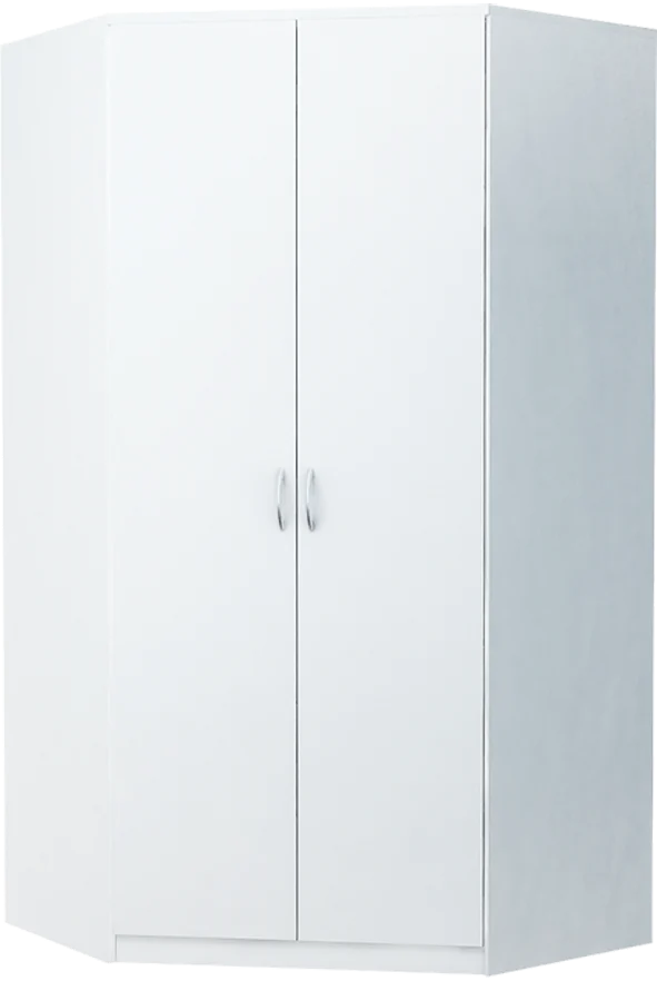 Szafa Narożna z drążkiem i półkami Sz06 Biały 55x106x193 cm Bestseller