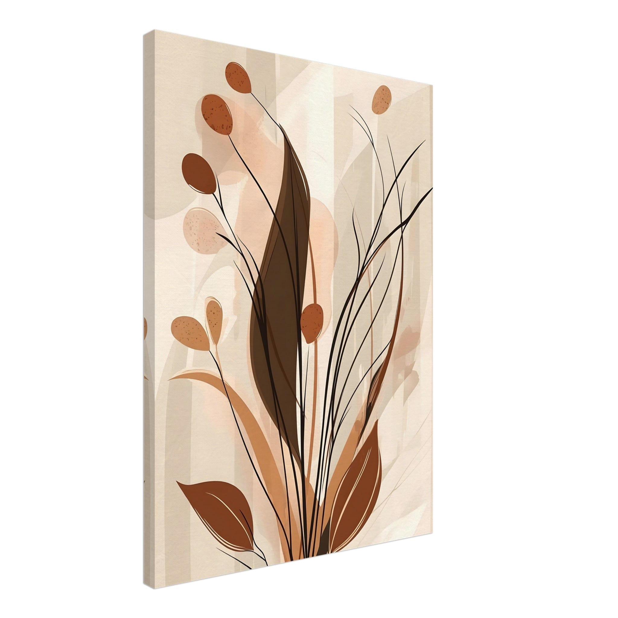Artfulprints Canvas Boho – Autumn growth canvas - 50x70 cm - beige