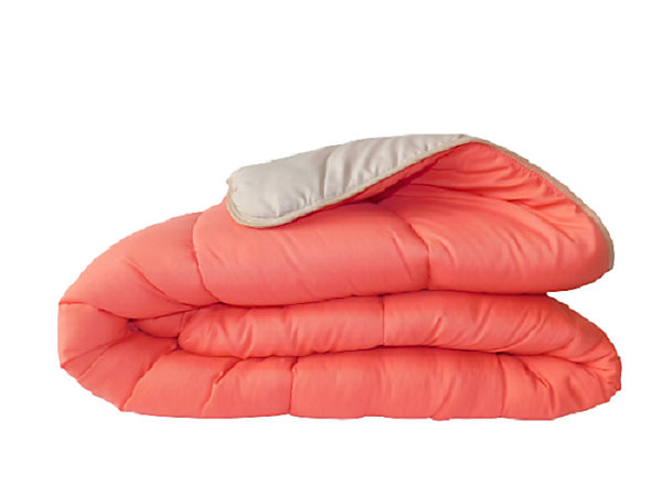 Couette Légère Corail/sable - 1 Personne 140 x 200 - 13154