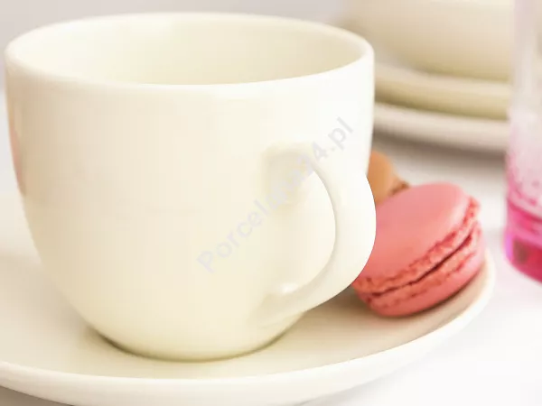Serwis obiadowo-kawowy na 6 osób (42el.) Bogucice - Base Cream 1232