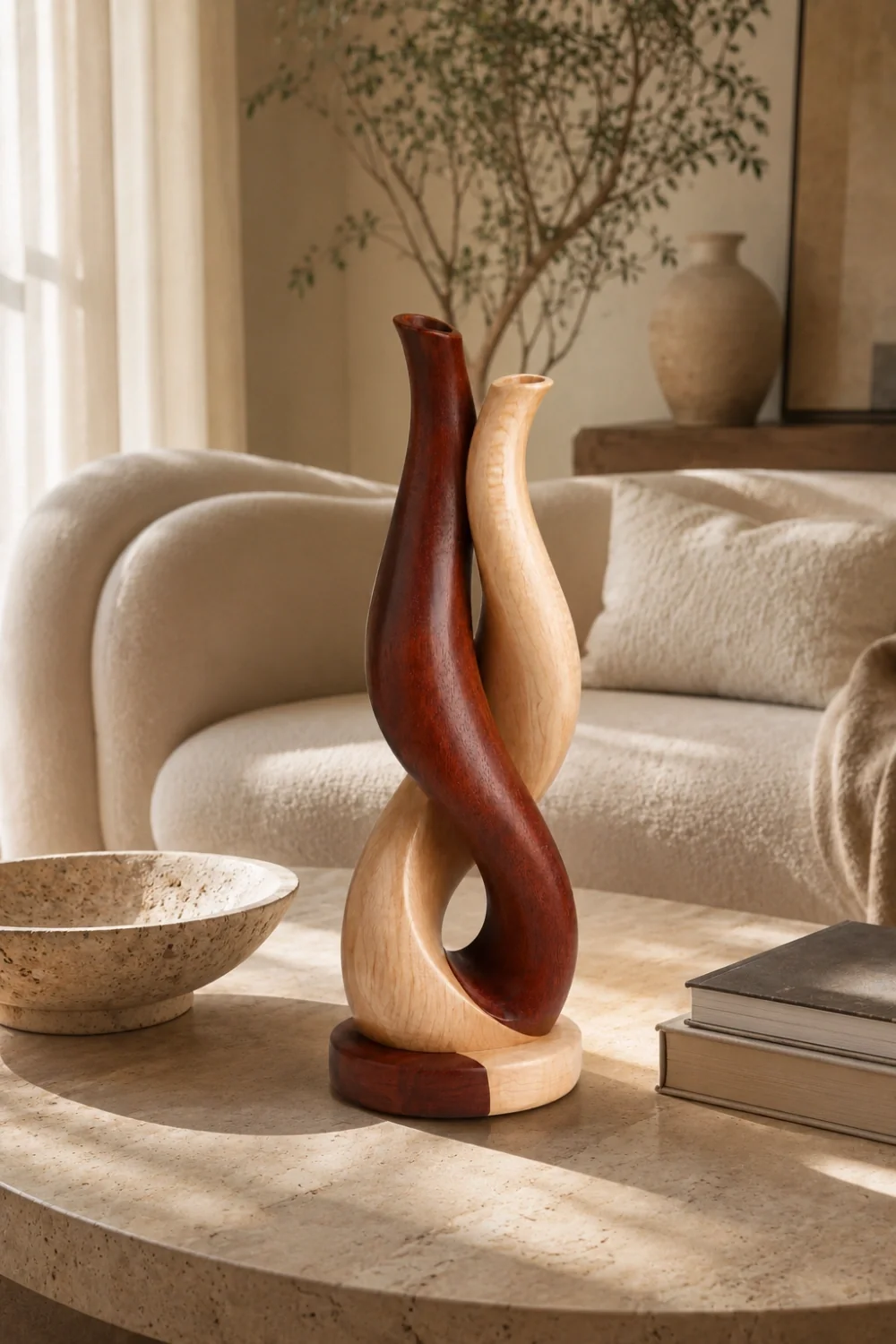 Vase Wood Sculpture #WG079