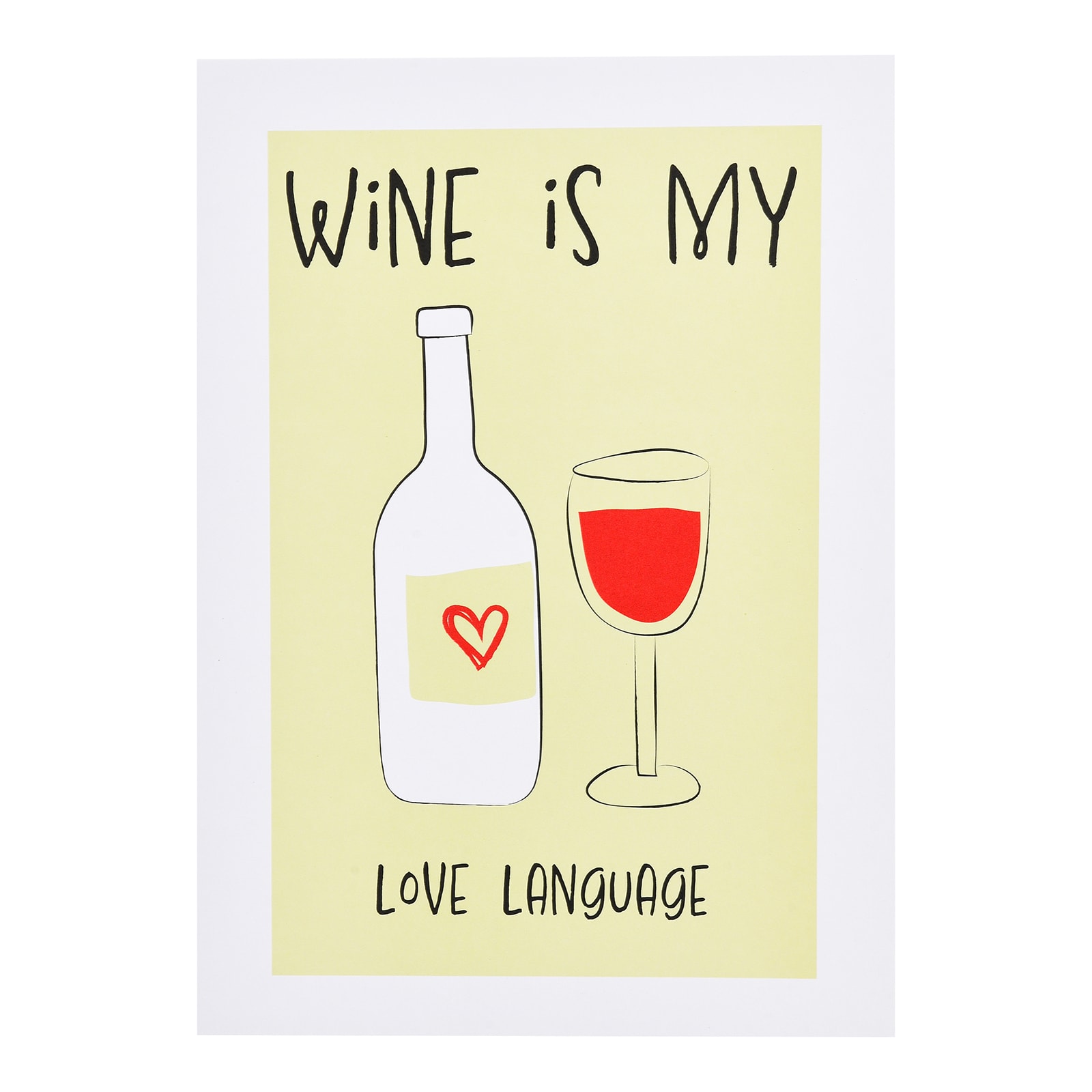 Postkarten-Set Vino Bunt, 3 -tlg.