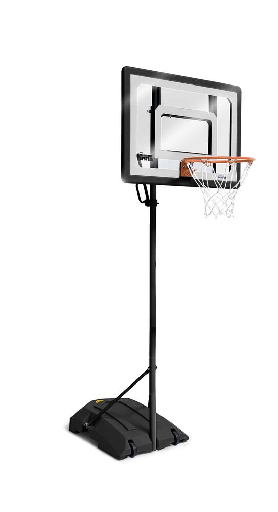 SKLZ Pro Mini Kids' Portable Adjustable Poolside Basketball Backboard, Hoop & Net System w/ Ball, 33-in