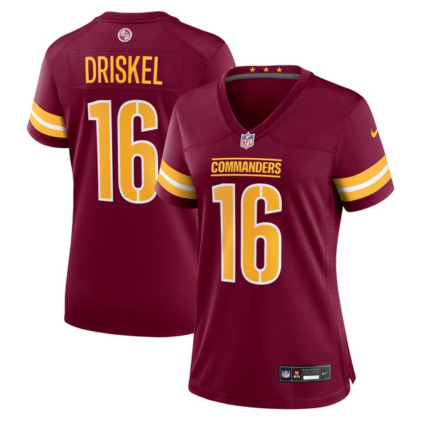 Jeff Driskel Washington Commanders Nike Women's  Game Jersey -  Burgundy