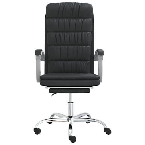 NNEVL Reclining Office Chair Black Faux Leather