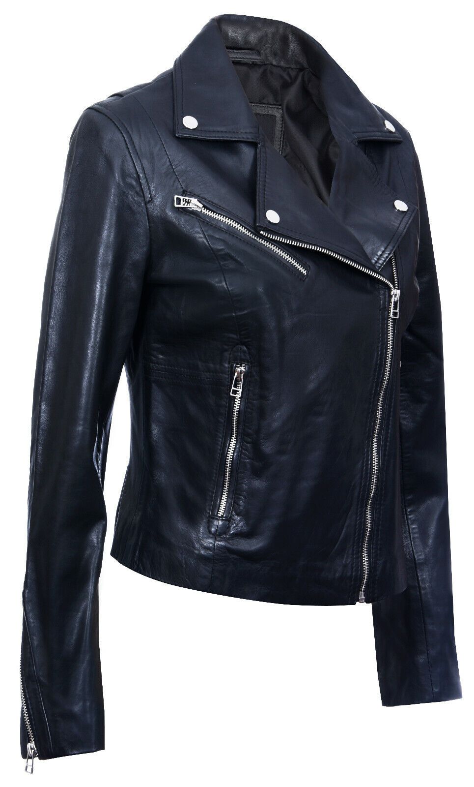 Infinity Leather Smart Leather Biker Jacket-Matlock
