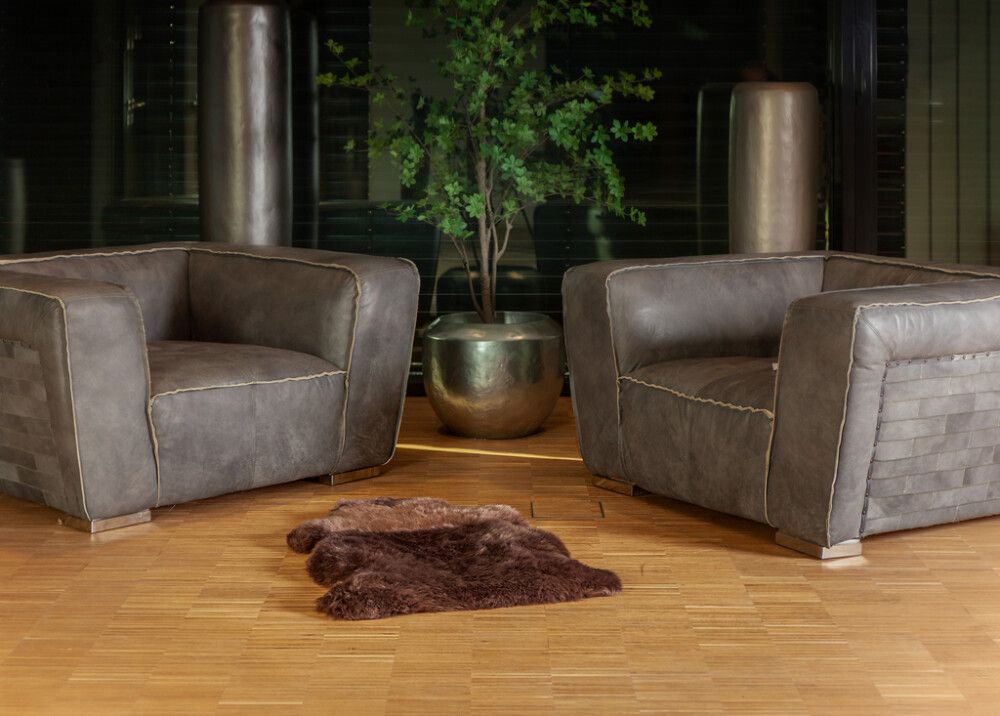 LAMMESKINN KLÜMPEN 80-90CM SVART