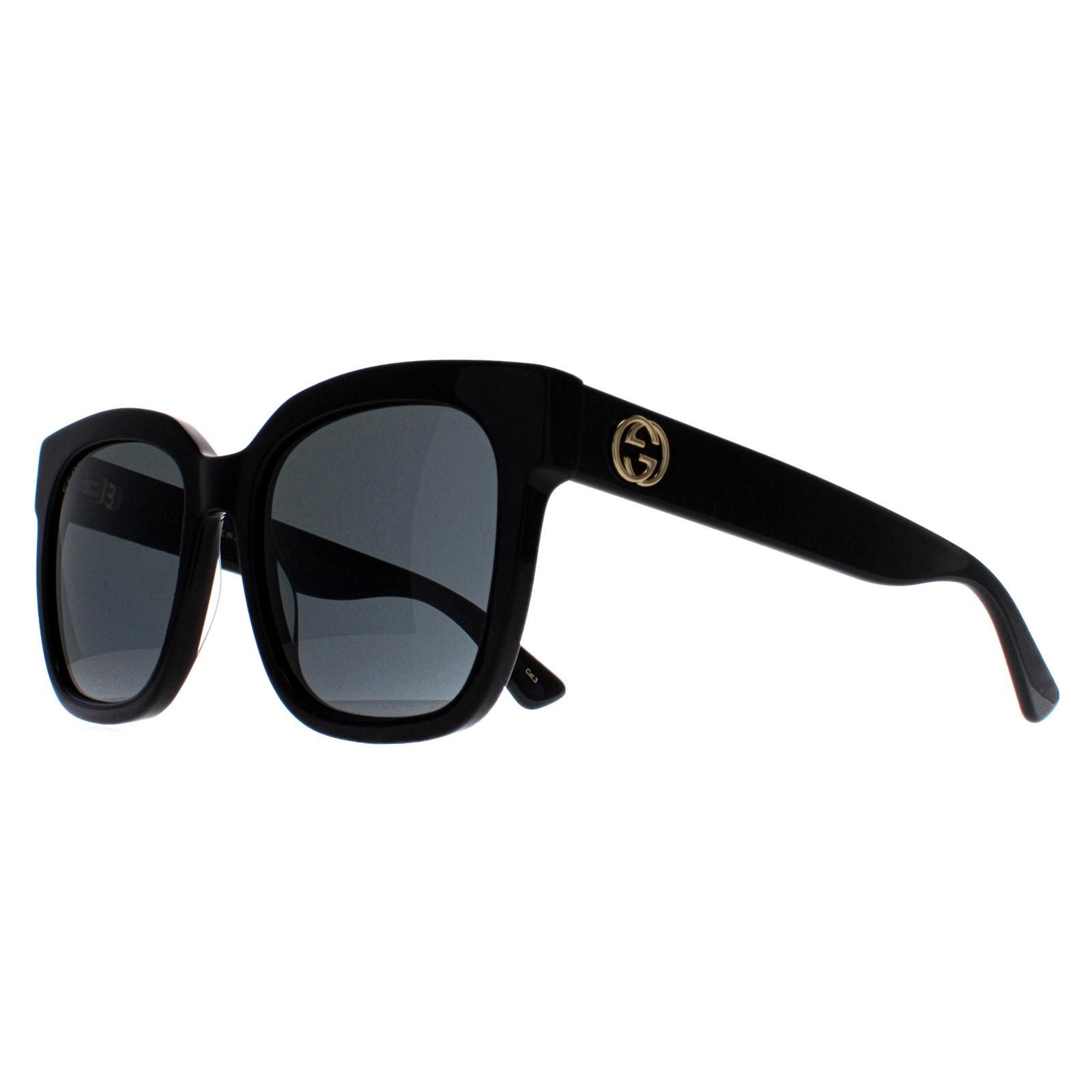 Gucci Square Black Grey GG0034SN