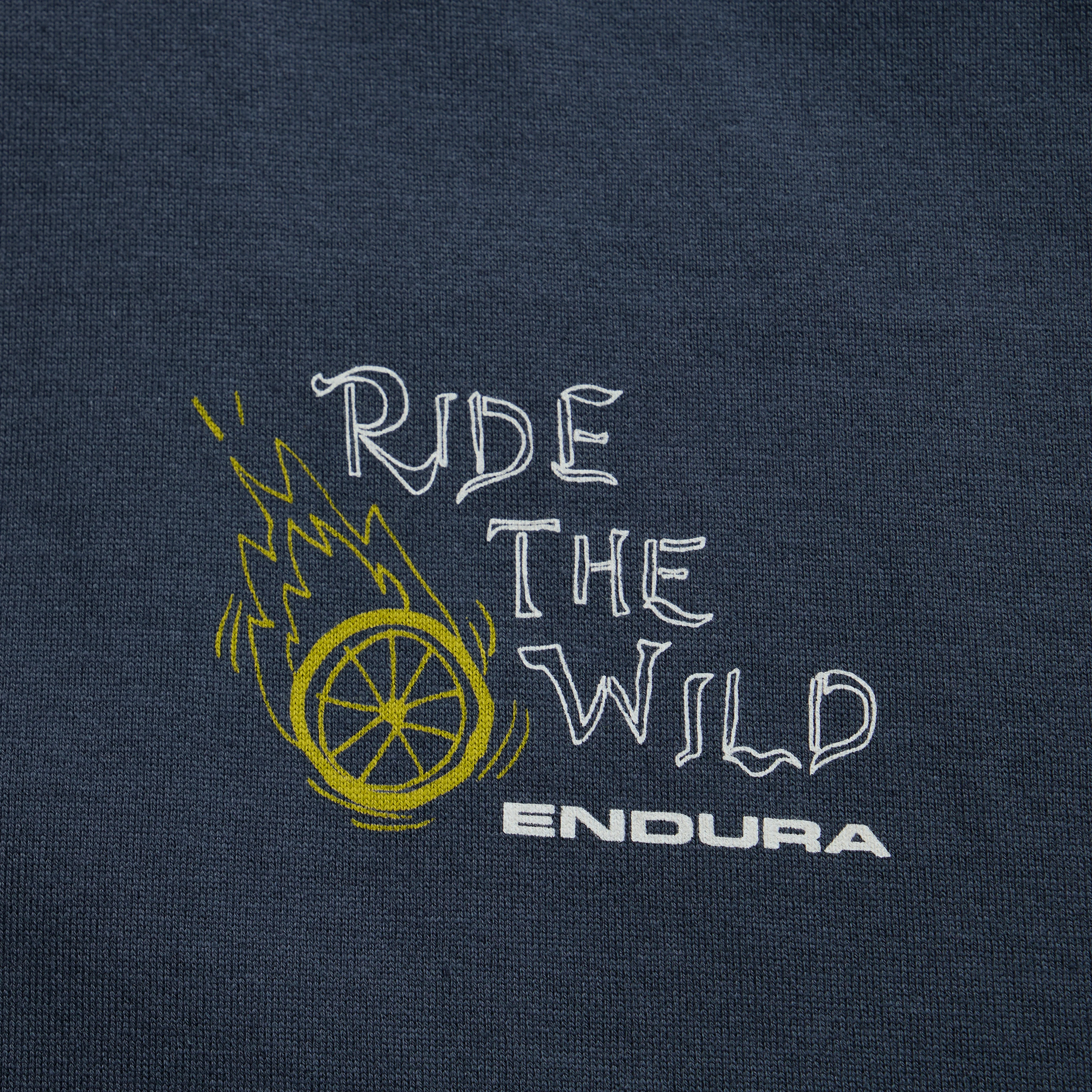 Unisex Ride The Wild Graphic Tee - Carbon Grey