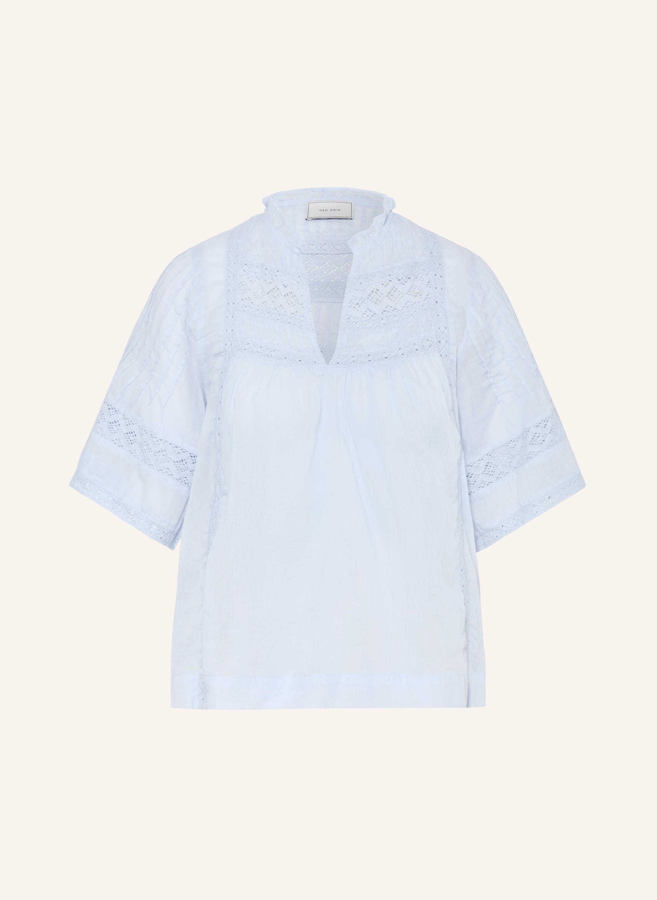 NEO NOIR Blusenshirt SIAMA mit Spitze