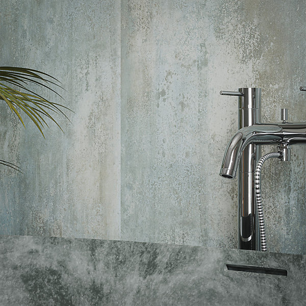Panneau Douche PVC Minéral - L. 240 x l. 100 x ép. 1 cm