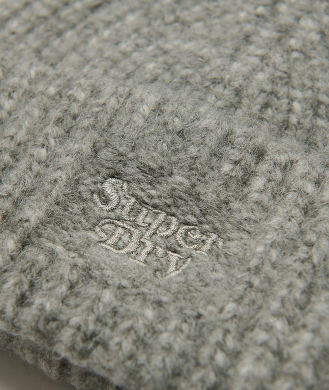 Rib Knit Beanie Hat