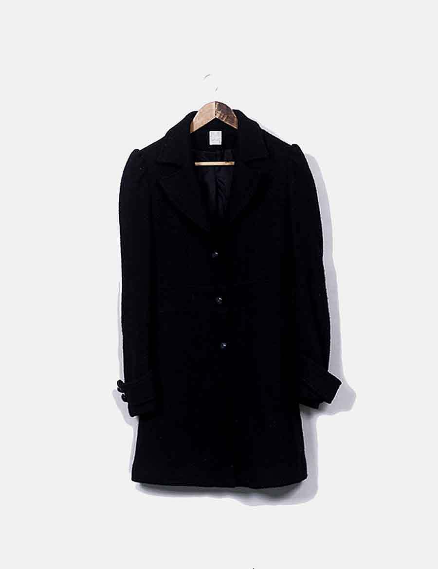 Camaïeu Textured black coat