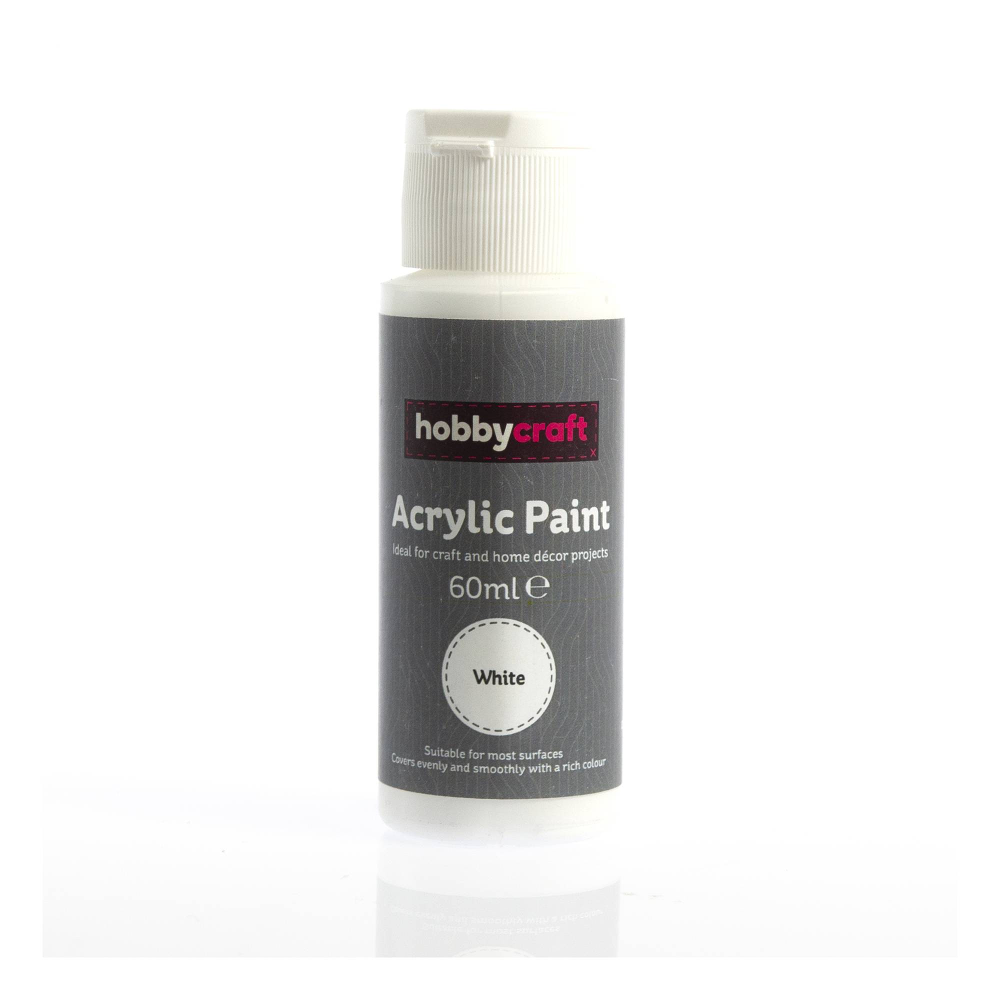 White Acrylic Craft Paint 60ml