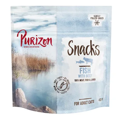 Purizon Cat Snacks - Grain-Free Fish & Beef