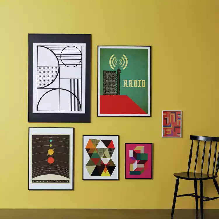 Habitat Aluminus Black Metal Picture Frame - 60x80cm