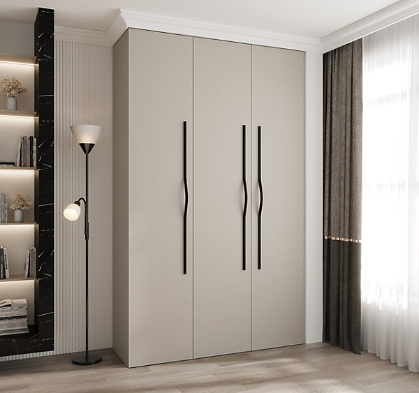 Armoire Como 2 a portes battantes H. 245 x L. 150 x P. 50, 3 portes