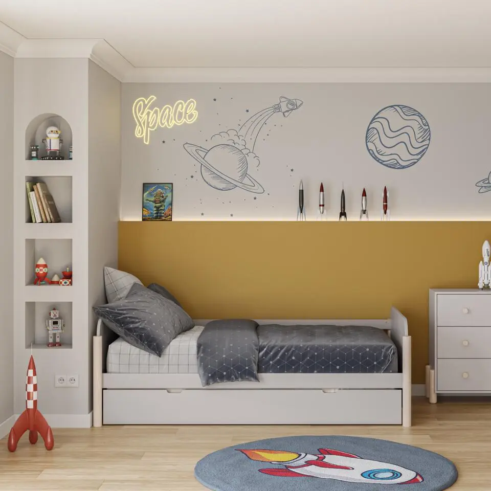 CALICOSY - DAPHNE-bed - 105x198,5x68 cm