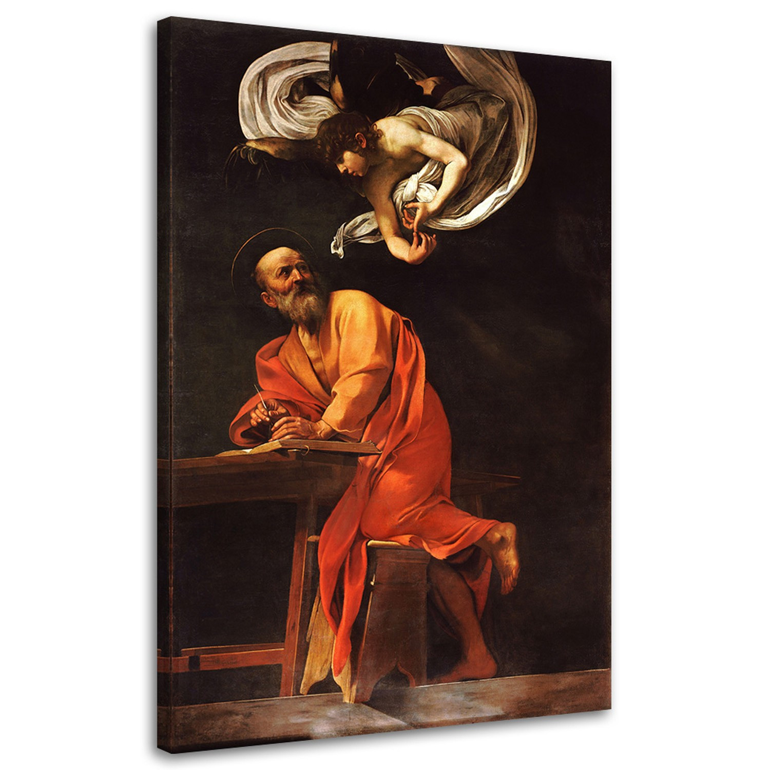 Feeby Obraz Św. Mateusz i anioł – Caravaggio 40x60