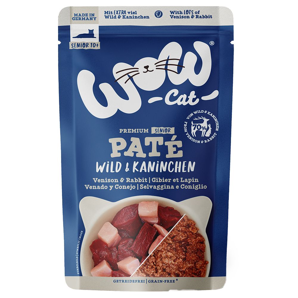 WOW Cat Senior Paté Saver Pack 24 x 125g