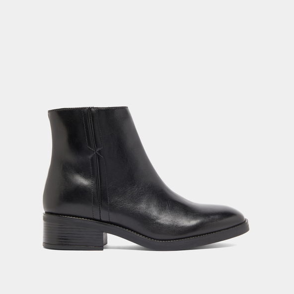 Boots bassesen cuir noir | GAB