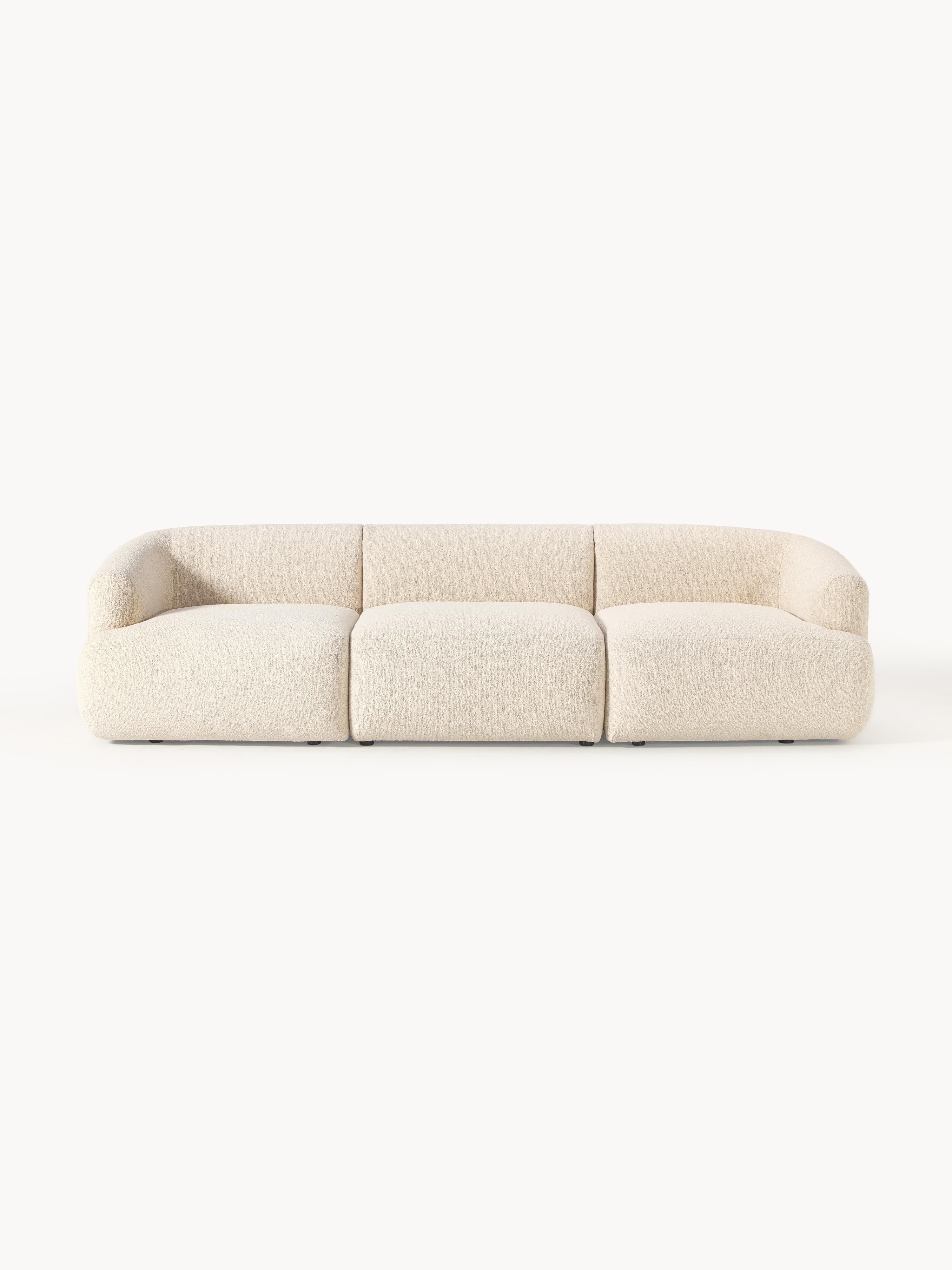 Modulares Bouclé-Sofa Sofia (3-Sitzer)